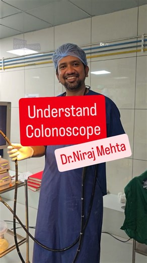 drnirajmehta on Instagram: "🩺 Understanding the Parts of a Colonoscope A colonoscope is a flexible, high-precision instrument used to examine the rectum and the entire large intestine (colon). It shares a similar structure to a gastroscope but is longer and designed to navigate the length of the lower bowel. It has three main components: 🔹 Main Flexible Tube – A longer, variable-stiffness tube containing the camera and light source. It is designed to navigate the curves of the colon to visuali