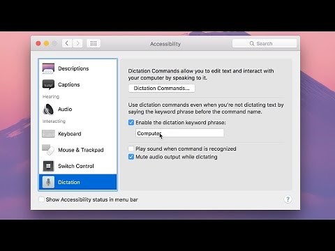 How-To: Start dictation on your Mac via a voice command