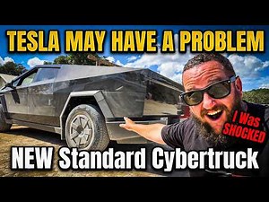 Tesla May Have a Problem with the New Standard Cybertruck - First Drive Review and its SHOCKING!!