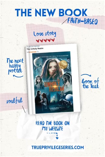 ⭐️ True Privilege: The Unholy Realm is the new fantasy sensation, bringing a unique blend of magic, adventure, and heart. If you loved Harry Potter, this book will keep you hooked from the first page to the last. 🌟 Don't just take our word for it—our readers are raving! Dive into a world of wonder and faith that’s truly worth your time. ✨ 🖤 Ready for your next big read? Grab your copy now at trueprivilegeseries.com #TruePrivilege #HarryPotterFans #FantasyWorld #BookReview #BestSellingBooks #Mu
