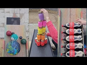 EPIC Glass Bottle BREAKING🍾& Balloon POPPING 🎈🧨 brings Satisfying Crashes + Colorful Blasts 🌈🥂 ASMR🔥