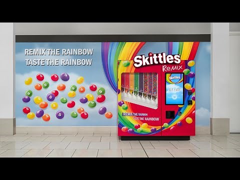 Skittles Remix Vending Machine by Incredivend