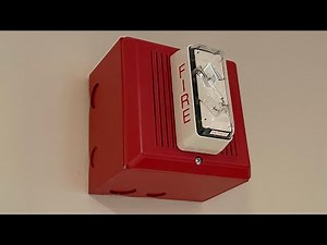 Basement Fire System Test 30 | EST Voice Evacuation - Integrity Speaker Strobes