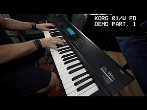 Korg 01/w FD Demo Part. 1 | No Talking |