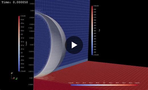#twophaseflow #openfoam #cfd #leidenfrost #isoadvector #multiphase #cht #opensource | Johan Rønby