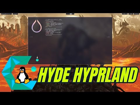 HyDe - First Look | Hyprland Installation Script + Dots ! | Cachy OS Linux