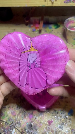 19K views · 141 reactions | PB! Kinda dropped off with the Adventure Time containers to focus on the Storm Troopers buuut now that I have more resin I can do both!! Who’s your favorite Adventure Time character? Princess Bubblegum is definitely in my top five #resincasting #resinart #princessbubblegum #adventuretime #adventuretimefanart #custommold #handmademold | Simply Spacey | Facebook