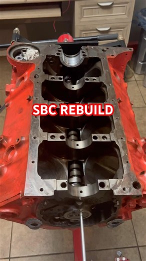 Small block Chevy REBUILD! #dirttrackracing #purestock #racing #short #shorts #shortsvideo #diybuild