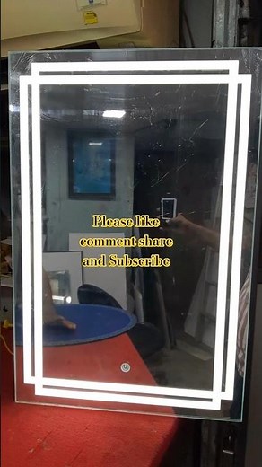 Touch Lights Mirror Bathroom | How To Work Led Light mirror #ledmirror #shorts