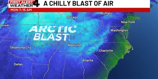First Alert Forecast: A chilly blast on the way