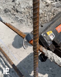 You wouldn't believe how easy wiring is with this tool. 📽️: Instagram/ realconcretesolutions | Interesting Engineering