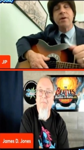 Radio host James D. Jones asks James Paul Lynch which Beatles song is the hardest to perform live. Take a listen! 🎤👀 Catch the full interview on James Jones’ YouTube channel. Link in the comments below.👇🏼 | American English Beatles Tribute