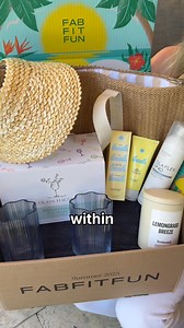 It's FabFitFun's TENTH anniversary so they're coming out with their...