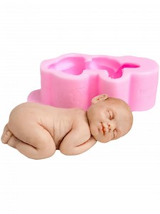 Sleeping Baby Silicone Mold, Newborn Fondant Mold for Cake Topper, Realistic Baby Mold for Soap Resin Clay, Baby Shower Decoration Mold - Etsy