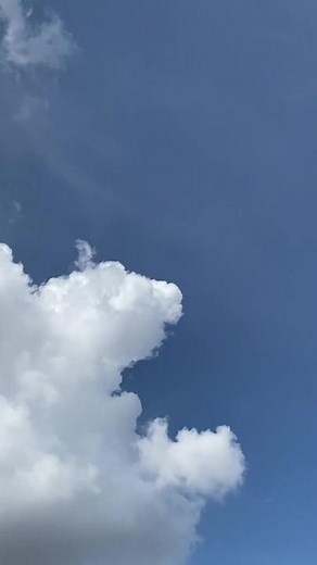 Serene Blue Sky and White Clouds Video