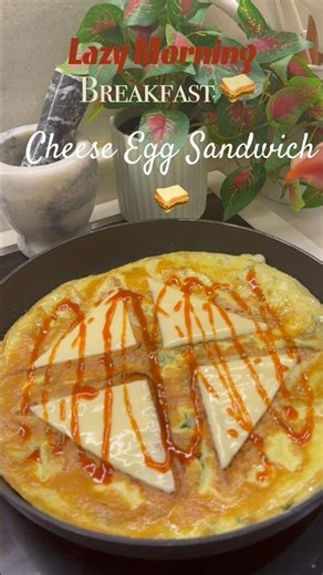 Lazy Morning Breakfast 🥪 Quick & Cheesy Egg Sandwich in 10 Minutes! 🥚🍞
