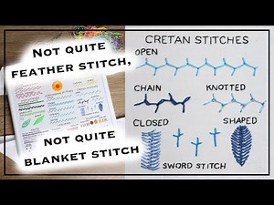 Between Feather and Blanket: Cretan Stitch Variations