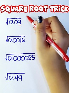 15K views · 1K reactions | SQUARE ROOT TRICK ‼️ #math #MATH #maths #teachergon #TeacherGon #mathteachergon #mathtricks #mathtutorial #mathtutorials | Math Tutorials | Facebook