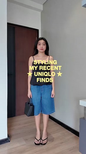 Styling Uniqlo Picks: Kids Baggy Jorts & Denim Boxy Shirt Outfit Ideas