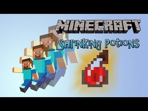 Shrinking potions in Vanilla Minecraft!