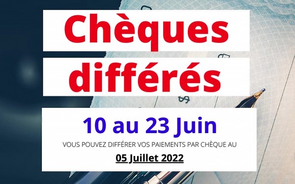 [Chèques différés] Voici les dates des chèques différés de ce mois de juin 😄 | E.Leclerc Saint Etienne du Rouvray