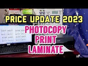 PHOTOCOPY PRICE UPDATE 2023