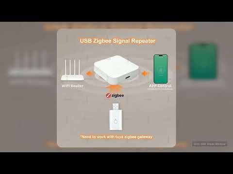 4Pcs Tuya Smart Life ZigBee Signal Repeater USB Extender Smart Home Automation Signal Amplifier for
