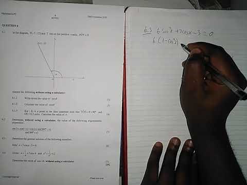 Grade 12 | Mathematics P2 November 2020 Final Exam Memo Trigonometry part