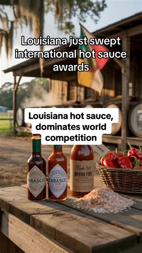 Louisiana hot sauce, international awards world, champions Louisiana Cajun culture revival Authentic Louisiana traditions Louisiana food culture heritage Cajun French language preservation Louisiana crawfish farming success Traditional Louisiana recipes Acadiana cultural stories Louisiana heritage food traditions #LouisianaPride #CajunCulture #LouisianaHeritage #AcadianaLife #LouisianaFood