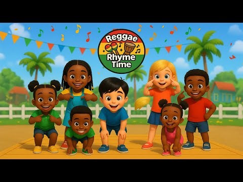 Head, Shoulders, Knees & Toes Reggae 🎶 | Fun Nursery Rhymes & Kids Songs
