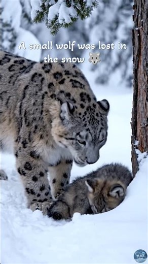The Snow Leopard and the Lone Wolf: A Story of Survival ❄️🐺