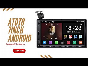 ATOTO A5LG2A7T-S01 7" Android Double DIN Car Stereo – Wireless Apple CarPlay & Android Auto