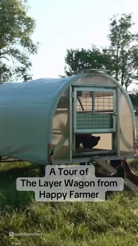 Cody from @morethanfarmers is taking us behind the scenes of the ultimate 5x8 mobile layer wagon!