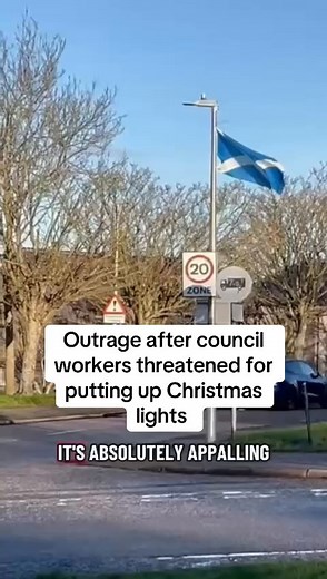 Aberdeen city council contractors have been threatened for removing saltires from lampposts to put up Christmas lights. This happened on Provost Watt Drive in Kincorth four days ago and police are investigating. The Scotland flags have been put up across the country by anti-asylum seeker protestors. Kincorth councillor Alex Nicoll has been speaking to our reporter Dave Galloway. | Northsound 1