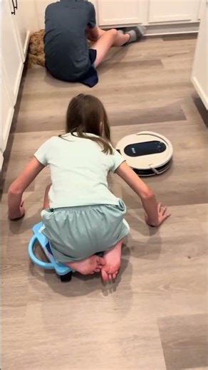 Scooter board races = instant fun 🛴⏱️