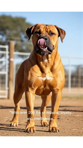 “Boerboel: The Ultimate Family Guard Dog 🐕🔥”#GuardDog#ViralDogs#DogShorts #animals # #facts