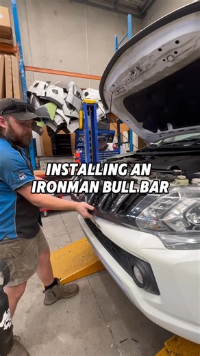 1.8K views · 12 reactions | @ironman4x4 Bull bar install on this Mitsubishi Triton #4x4penrith #4x4accessories #Mitsubishi #triton4x4club #4wdlife #4wdlife #4wdaction | Truracks Western Towbars & Bullbars | Facebook