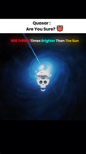 Meanwhile Quasar ☠️ #space #shorts #universe #science #astronomy