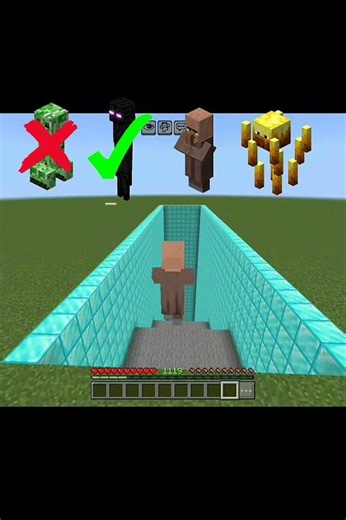 Minecraft Mobs Jump Challenge 🦘 Which Mob Jumps the Highest? 🤯 #minecraft #shorts
