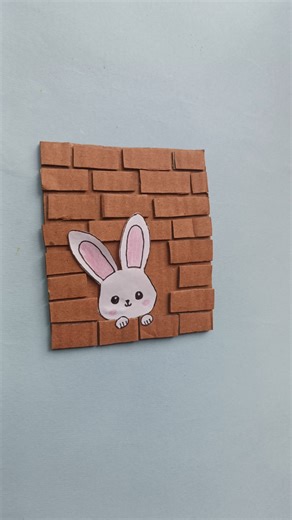 Online Order Box Reuse Idea | Waste Cardboard Wall Decor | DIY Room Decoration Craft #shorts