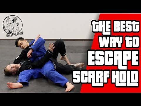 The Best Way To Escape Scarf Hold - Drew Weatherhead Brazilian Jiu Jitsu