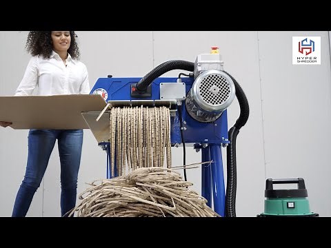 Cardboard shredder | Recycle Cartons for Packaging | New Hyper Shredder 300 Strips