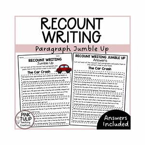 Recount Writing - Paragraph Jumble Up - Etsy UK