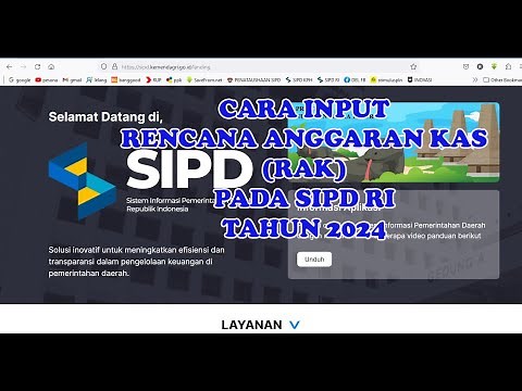 Cara input Rencana Anggaran Kas Pada SIPD RI Tahun 2024