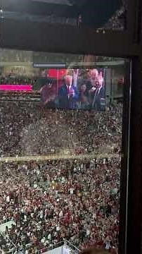 Donald Trump gets huge ovation after being shown at Georgia-Alabama game