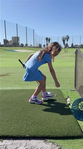 5 years old Striking the ball #golf #golfstars #golfgear #golfswing #golfer #progolfer #golferlife