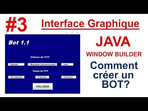 Comment créer un BOT ? JAVA Interface Graphique / ButtonGroup #3