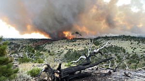 Deep Draw Fire burns 500 acres near Bridger