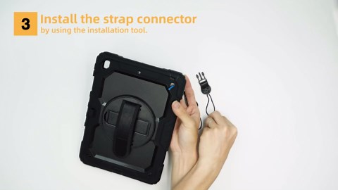 BLOSOMEET Case for iPad 9th/8th/7th Generation 2021/2020/2019 10.2 Inch with Tempered Glass Screen Protector & Pencil Holder,Protective Kids iPad 10.2 Case Cover w/Stand Hand Shoulder Strap,Black