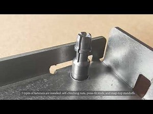 How to Install Self-Clinching Fasteners in Sheet Metal (Nuts, Studs & Standoffs)